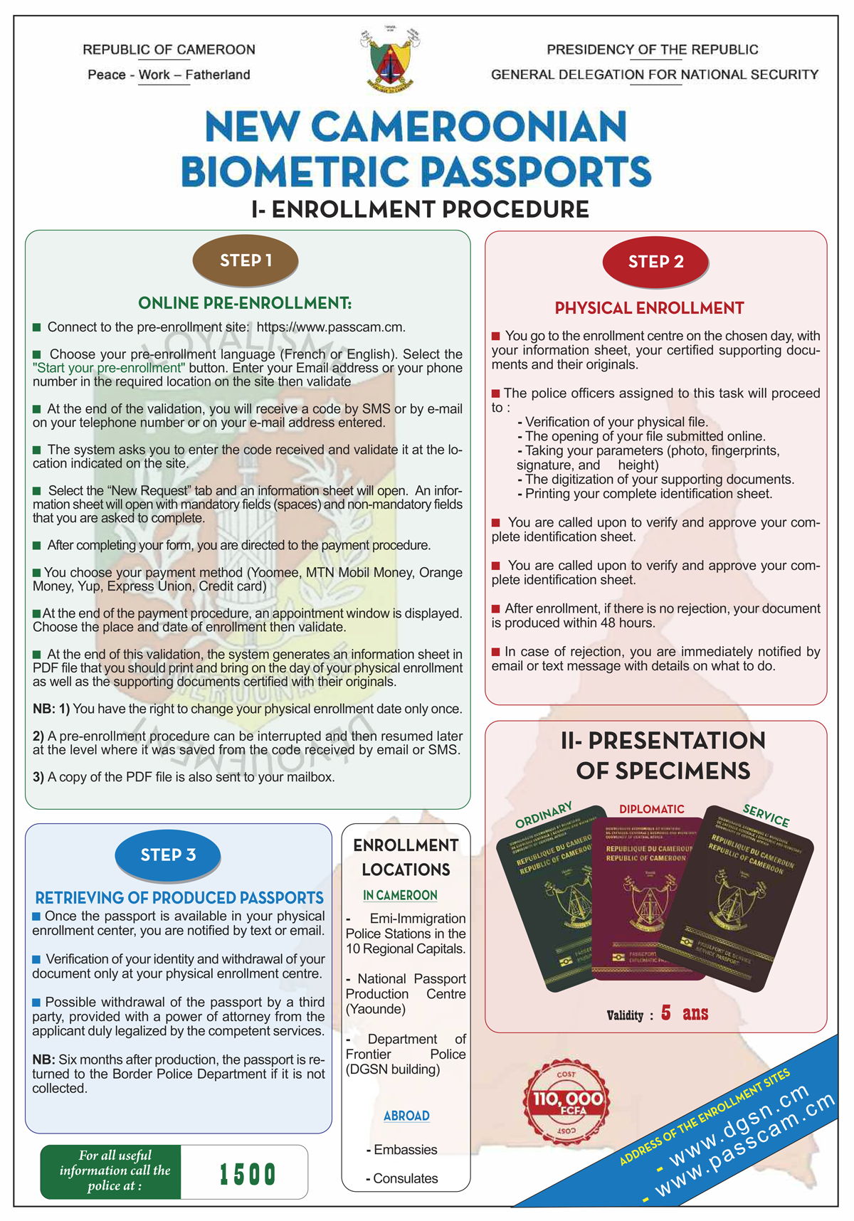 Passport Cameroon Embassy Berlin Ambassade Du Cameroun Berlin   Steps Passport 