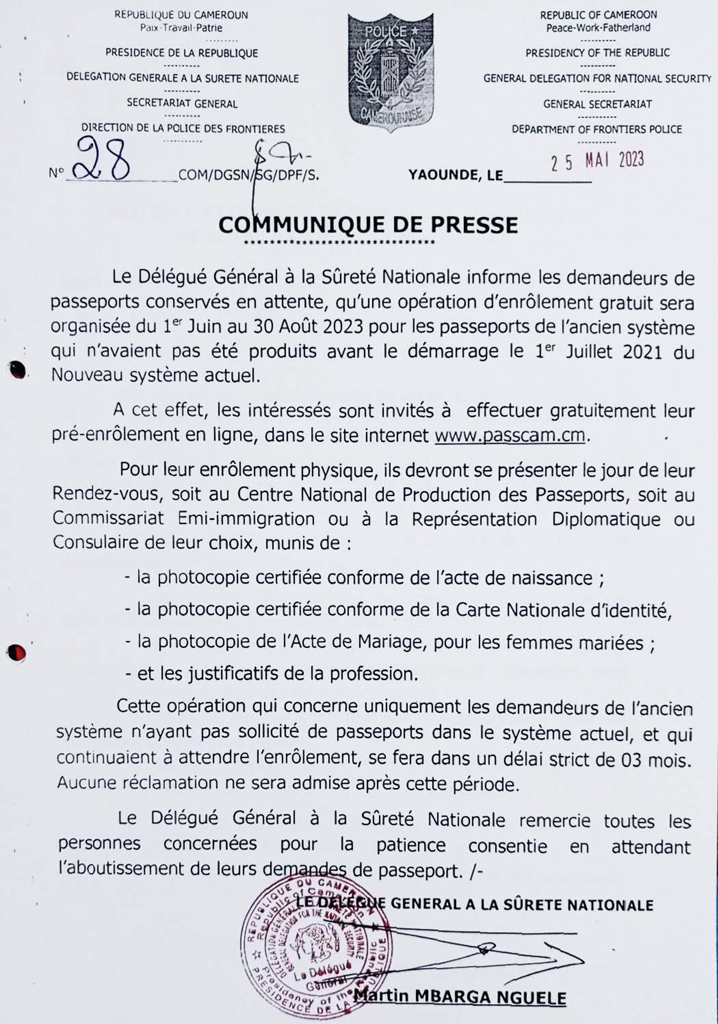 Présentation générale du Cameroun